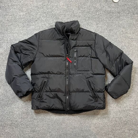 Ralph Lauren Sport Womens 90 (US S) Black Down Insulated Puffer Full Zip Winter - Picture 2 of 13